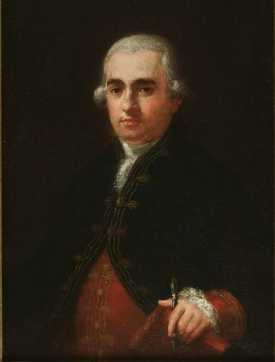 Portrait of Juan Agustín Ceán Bermúdez by Francisco de Goya